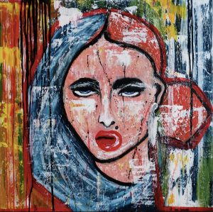 “Resignation” 90 x 90 cm.