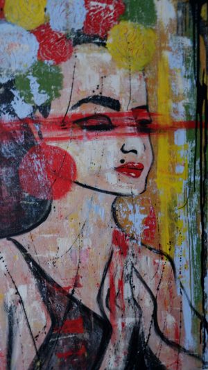 „Ida in Frida“ 120 x 90 cm.