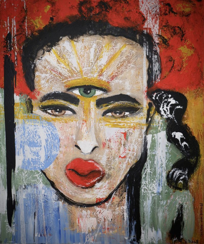 Erleuchtung 100 x 120 cm.